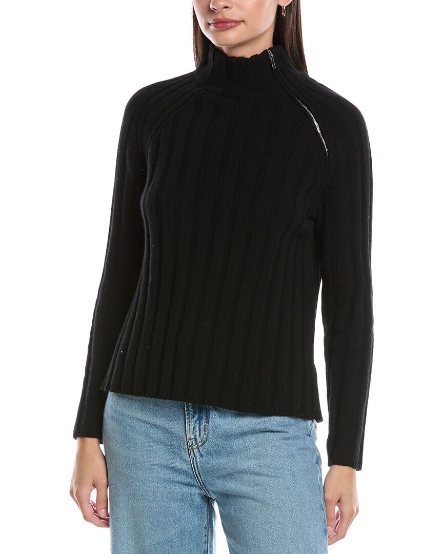 

Алашан Кашемир Талия Шерстяной свитер с высоким воротником Alashan Cashmere, черный