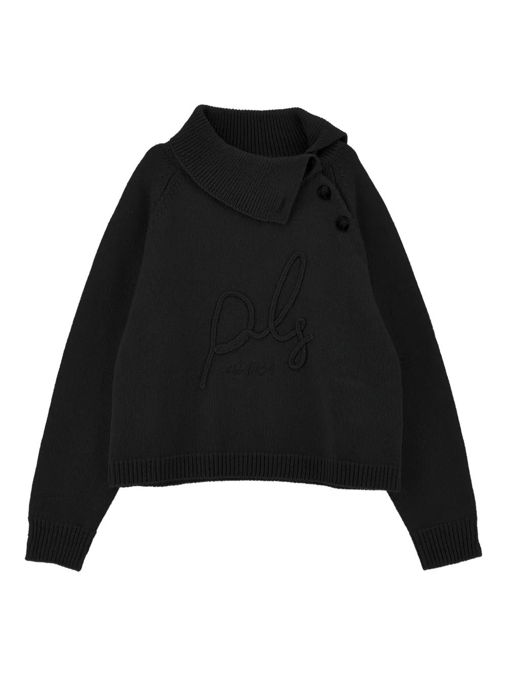 

Свитер фактурной вязки Philosophy Di Lorenzo Serafini Kids, черный
