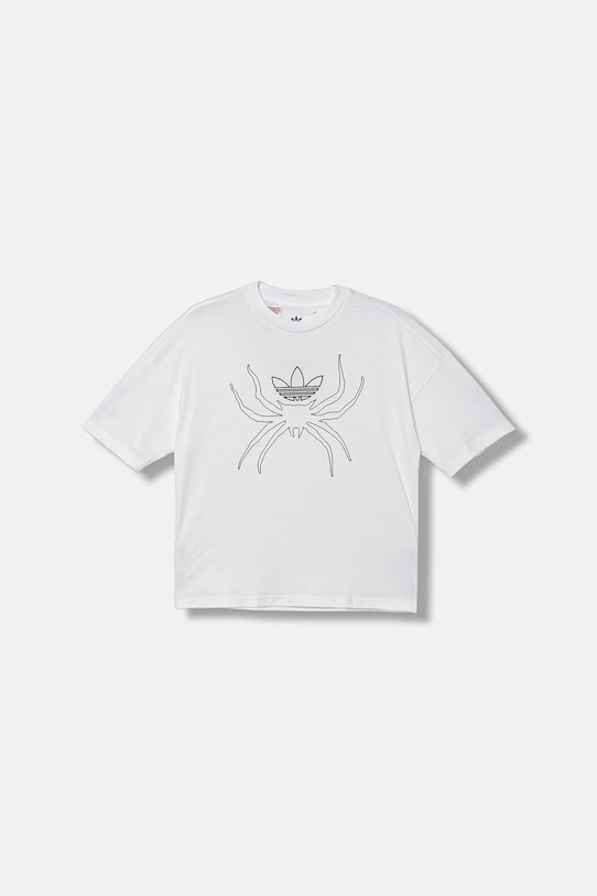 

Детская хлопковая футболка Adidas Originals, белый