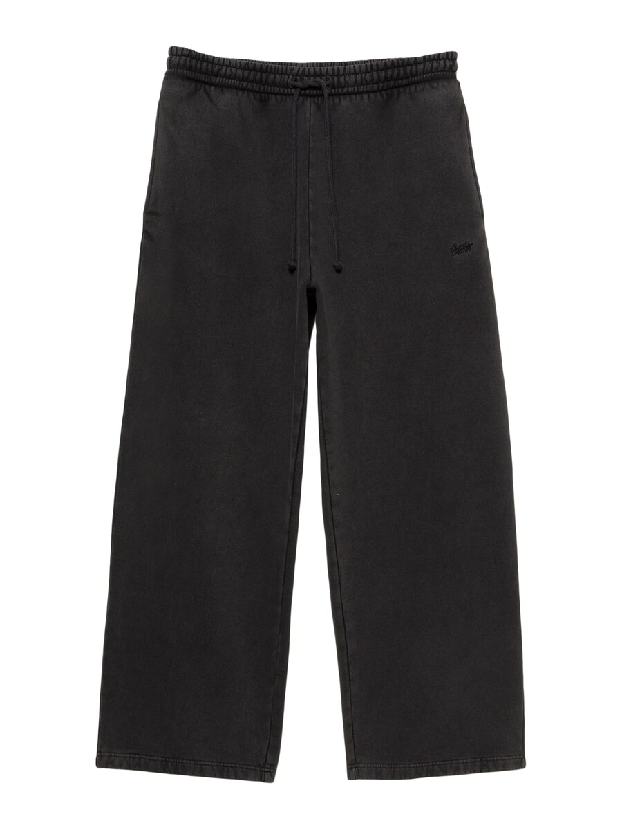 

Широкие брюки Pull&Bear, черный