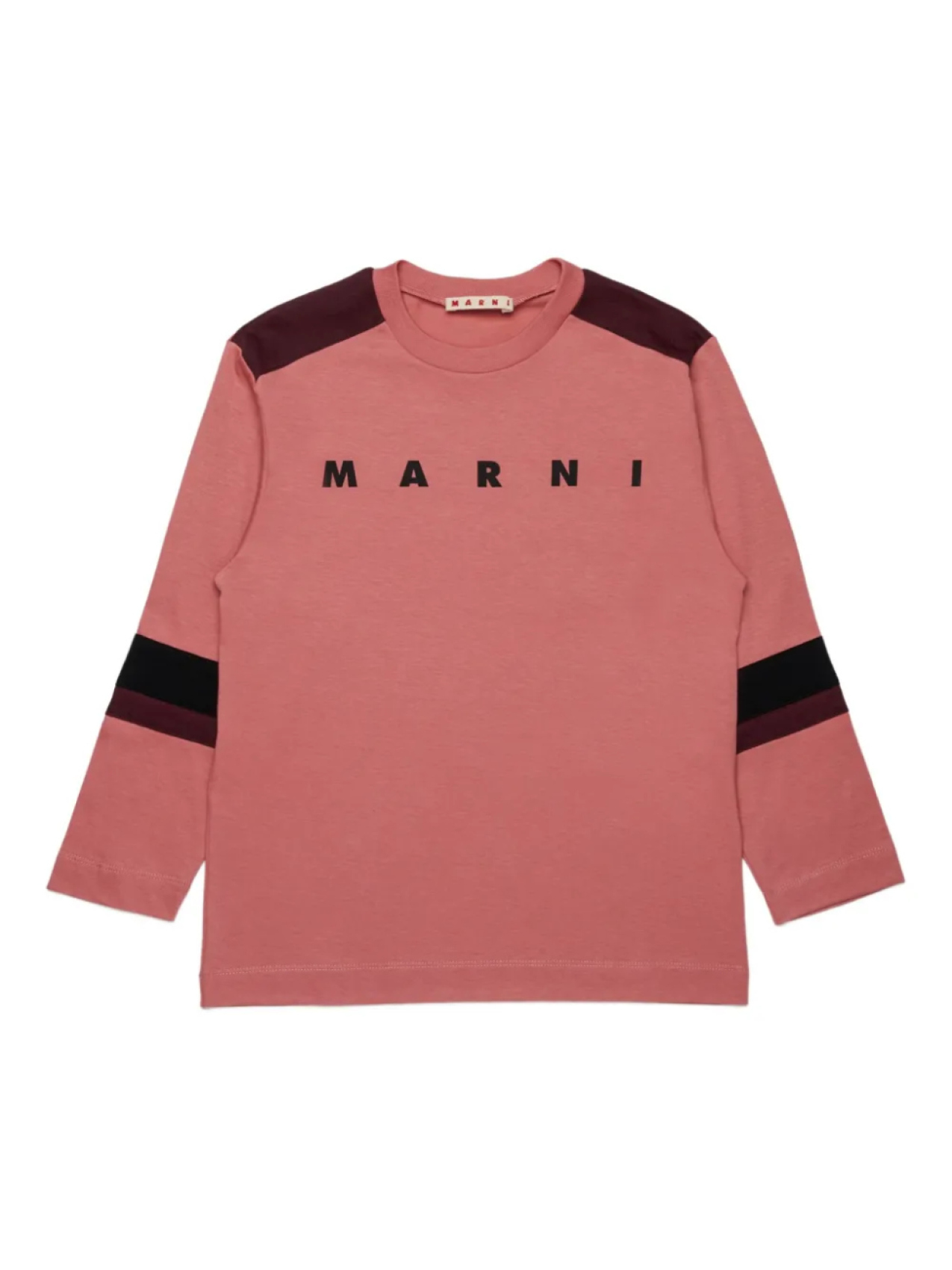 

Marni Kids базовая футболка, розовый