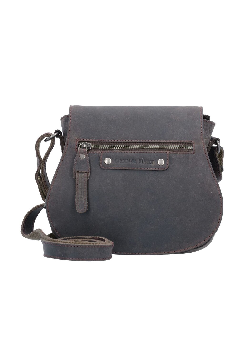 

Кожаная сумка через плечо Vintage Revival 21 см Green Burry, коричневый