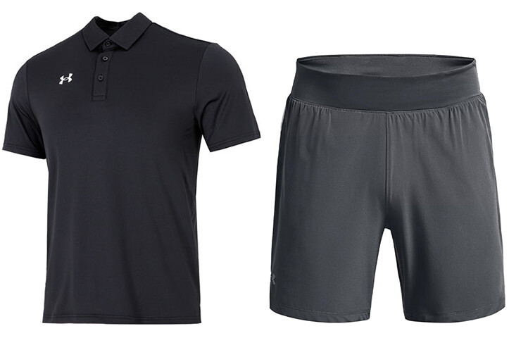 

Мужская повседневная спортивная одежда Under Armour, цвет Black+Gray