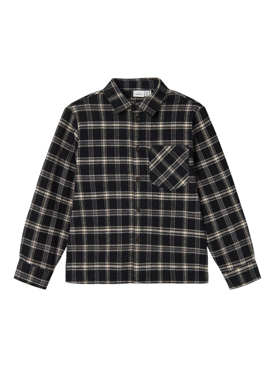 

Рубашка на пуговицах NAME IT Regular fit Button Up Shirt, черный