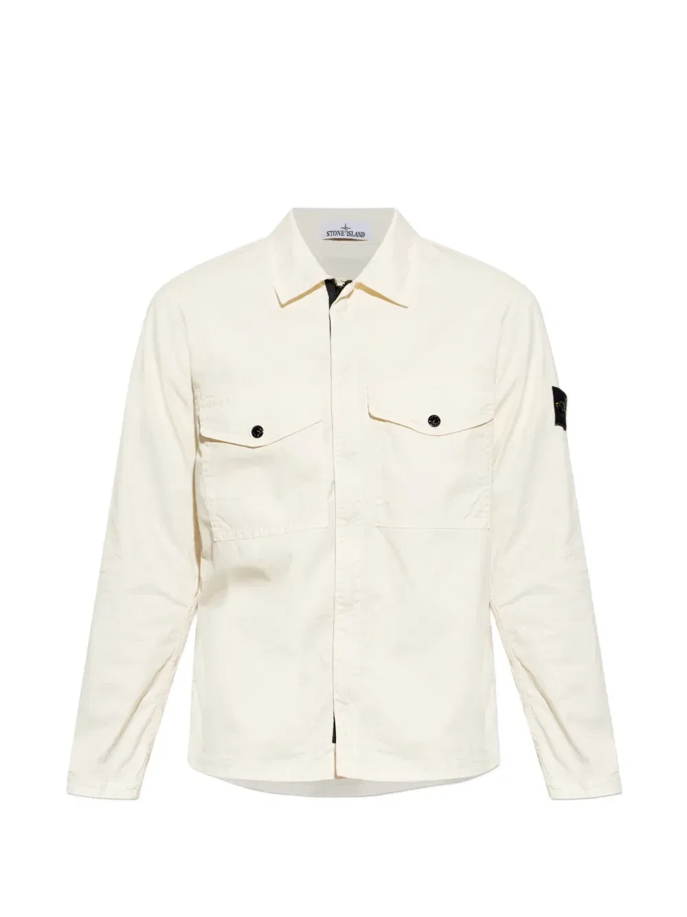 Куртка с нашивкой-логотипом Stone Island, бежевый