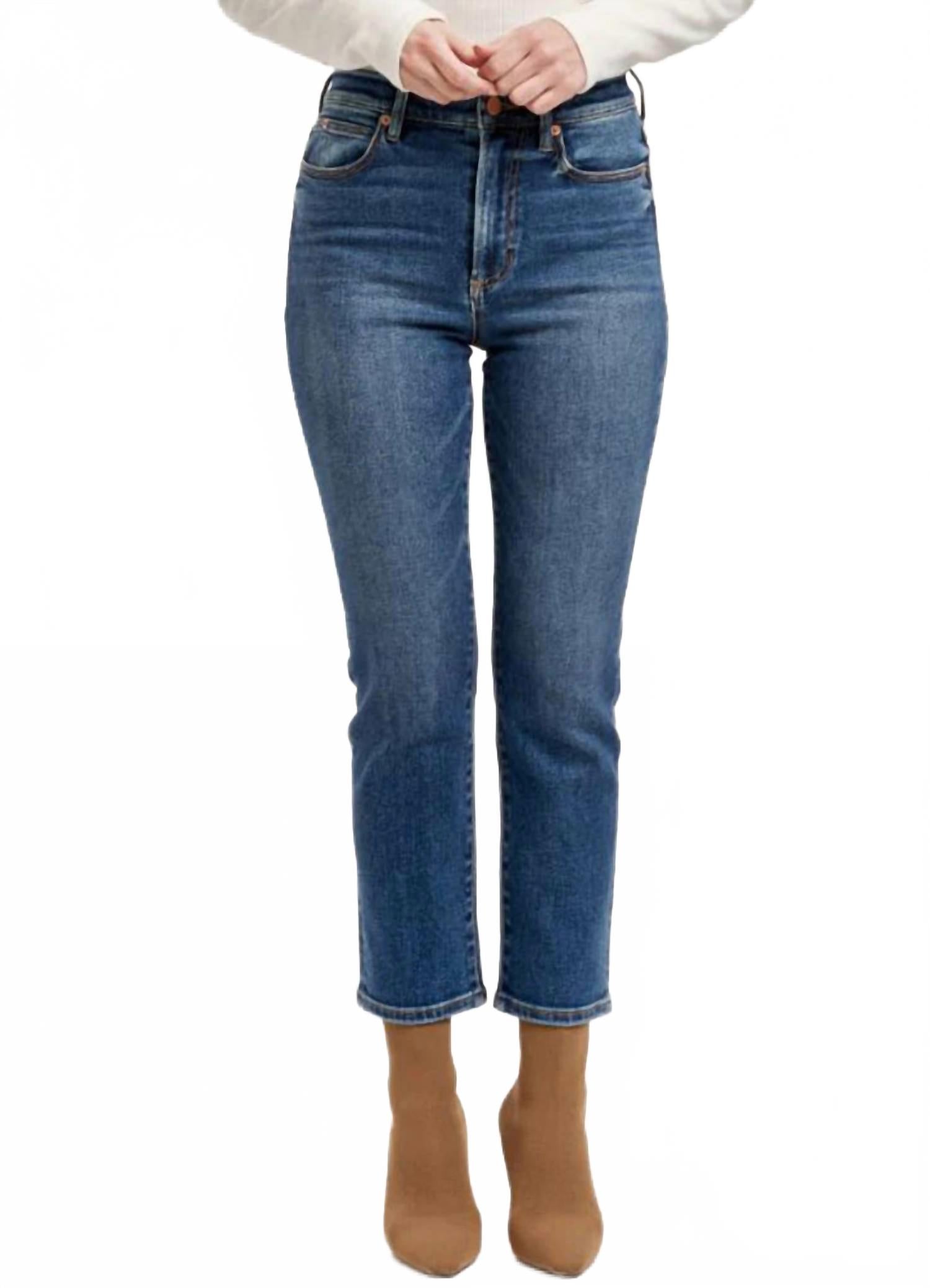 

Джинсы Frankie Straight Leg в Мидтауне Dear John Denim, Midtown