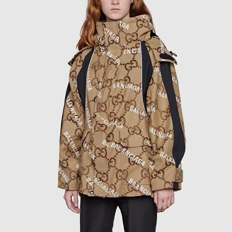 Balenciaga X Куртка Унисекс Хаки Gucci, хаки — фото 3