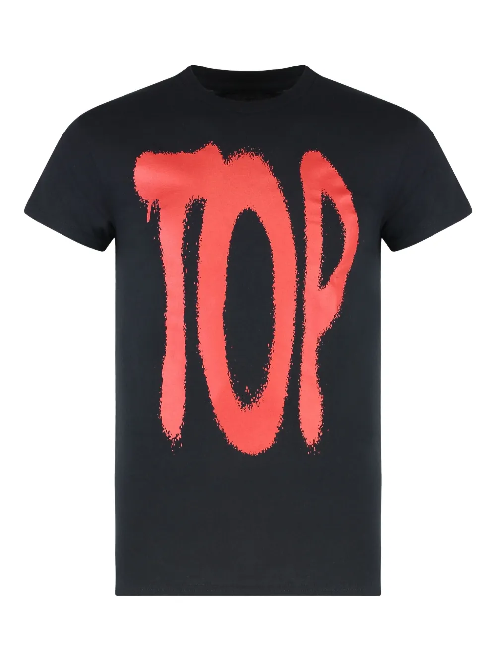 

Футболка из хлопка с принтом Vlone, черный