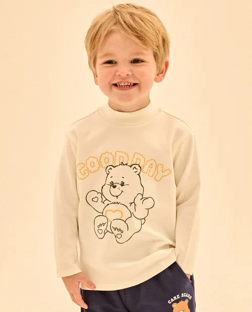 Детская футболка CAREBEARS Good Day Half Polo