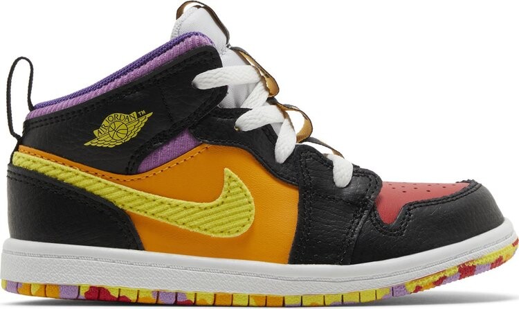 

Кроссовки Air Jordan 1 Mid SS TD 'Championships', разноцветный