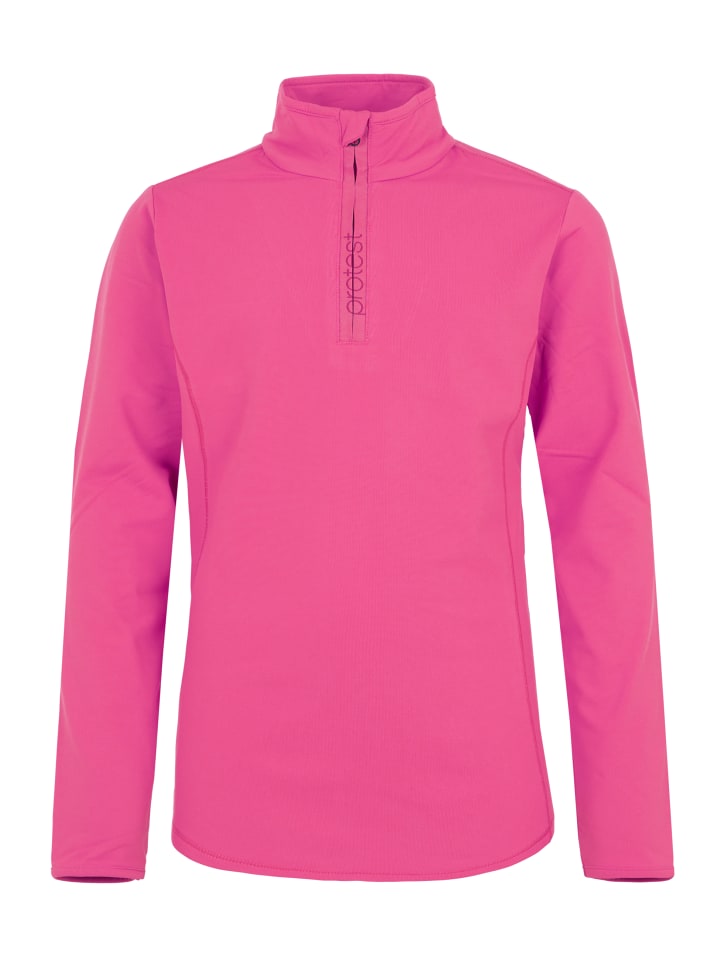 

Флисовая куртка Protest REFABRIZOY JR 1/4 zip active top, цвет Foxy Pink