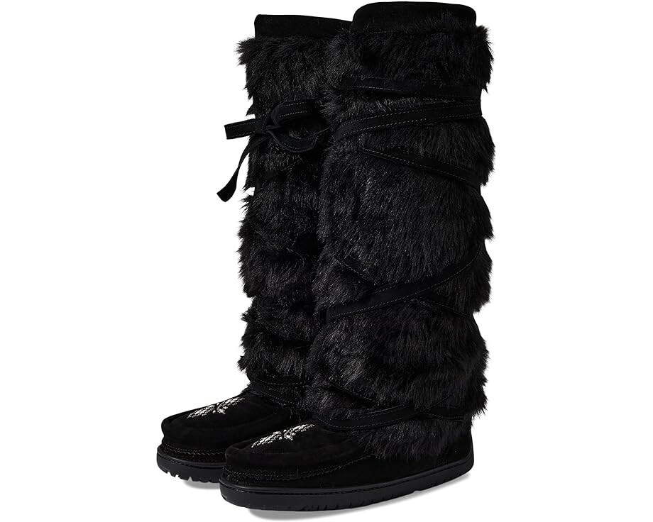 

Ботинки Manitobah Mukluks Tall Wrap, цвет Black/Noir Suede 2