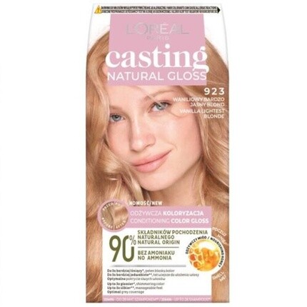 

Краска для волос Casting Natural Gloss 923 Очень светлый ванильный B Markenlos