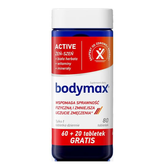 

Bodymax Active, Добавка , 60 + 20 таблеток Orkla Health