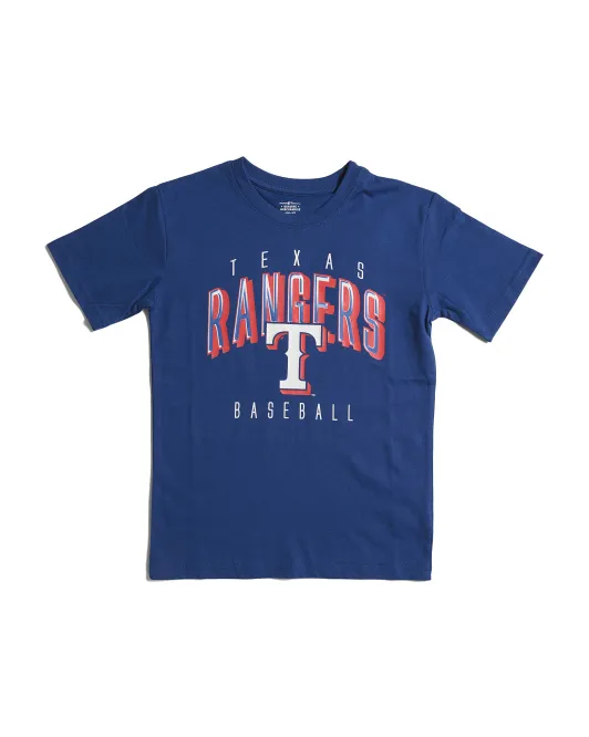 

Футболка для больших мальчиков Mlb Texas Rangers, цвет Multicolor