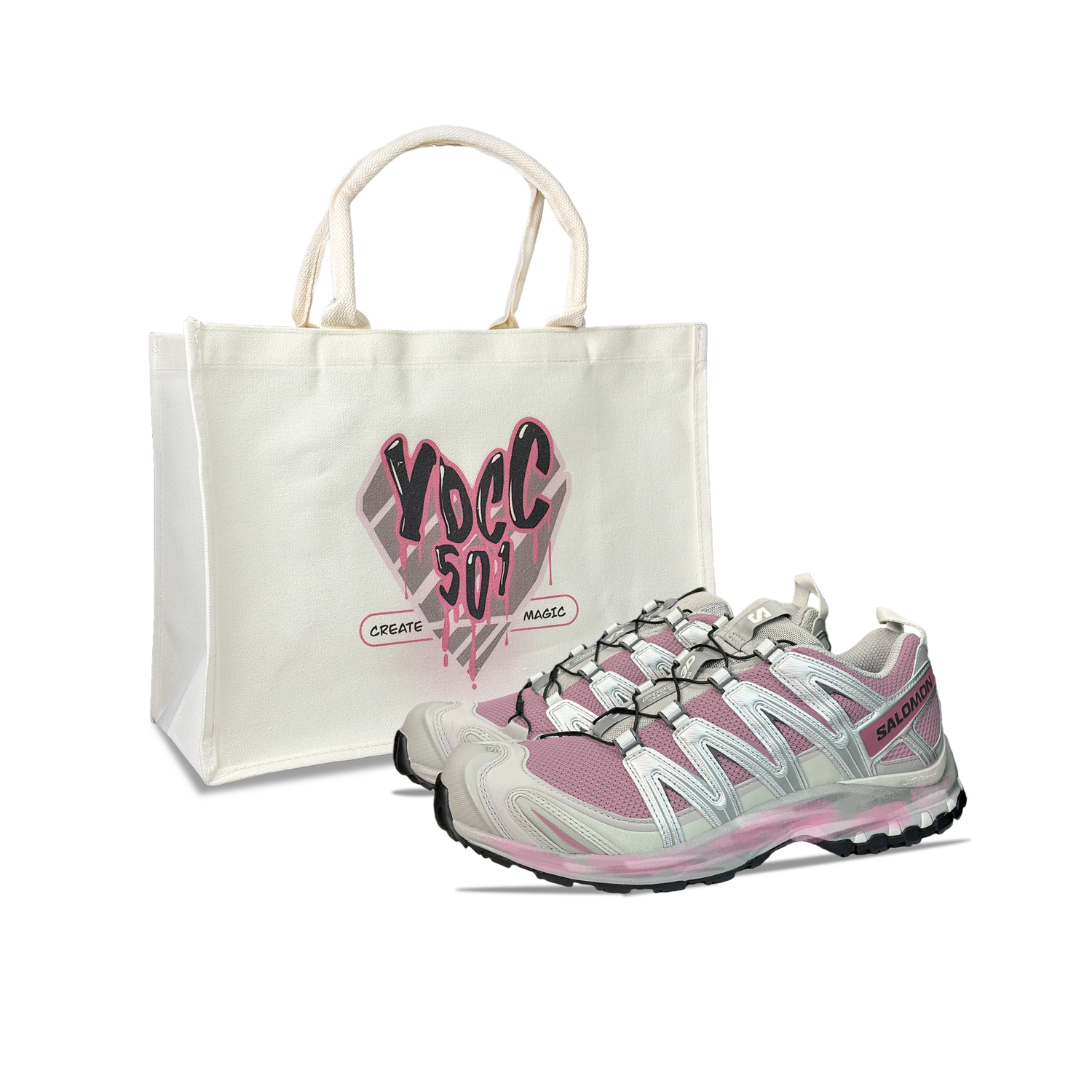 

XA PRO 3D Cushioning Support Low top Trail Running Training Running Shoes Unisex SALOMON, розовый wild path