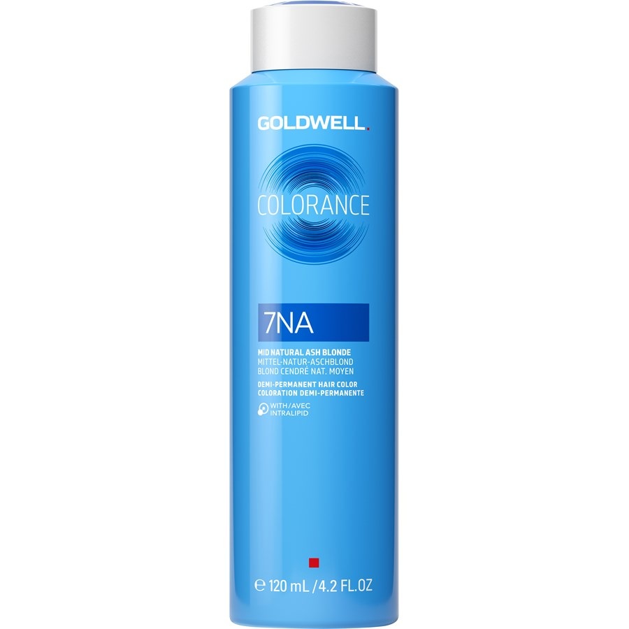 

Краска для волос colorance Goldwell, 7na mid natural ash blonde, объем 120 мл