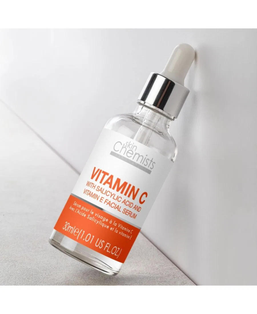 Сыворотка Skinchemists — Антивозрастная для лица с витамином С и салициловой кислотой, , белый, 30 мл — фото 4