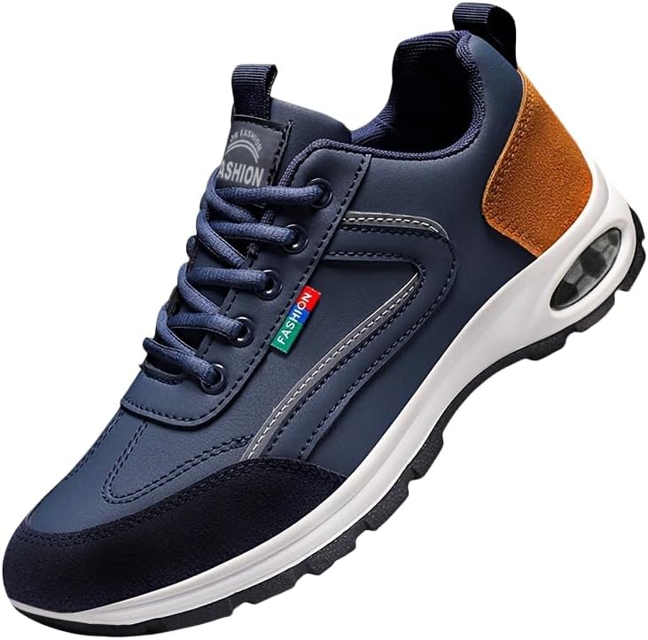 

Мужские кроссовки большого размера на все сезоны - модные, повседневные, дышащие, легкие и для любых случаев Hoalox, синий