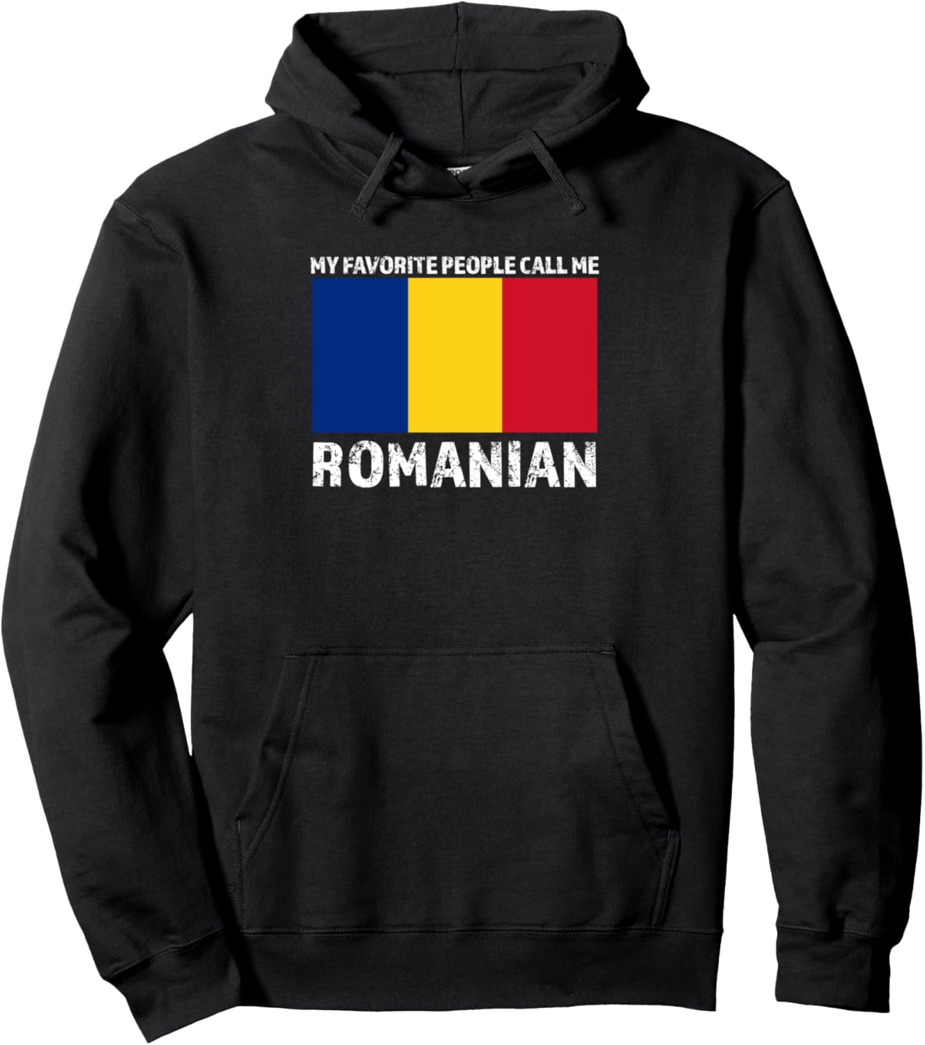 

Худи с надписью «Мои любимые люди называют меня румыном» Romania Romanian Flag Gift Idea, черный