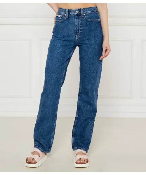 

Джинсы Straight fit Calvin Klein Jeans, синий