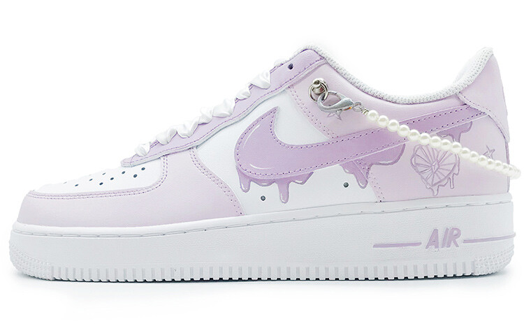 

Кроссовки Nike Air Force 1 Skateboard Shoes Men Low-Top Purple White