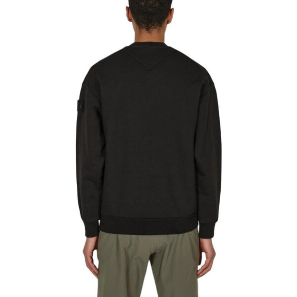 Толстовка ghost crewneck sweatshirt 'black' Stone Island, черный — фото 3