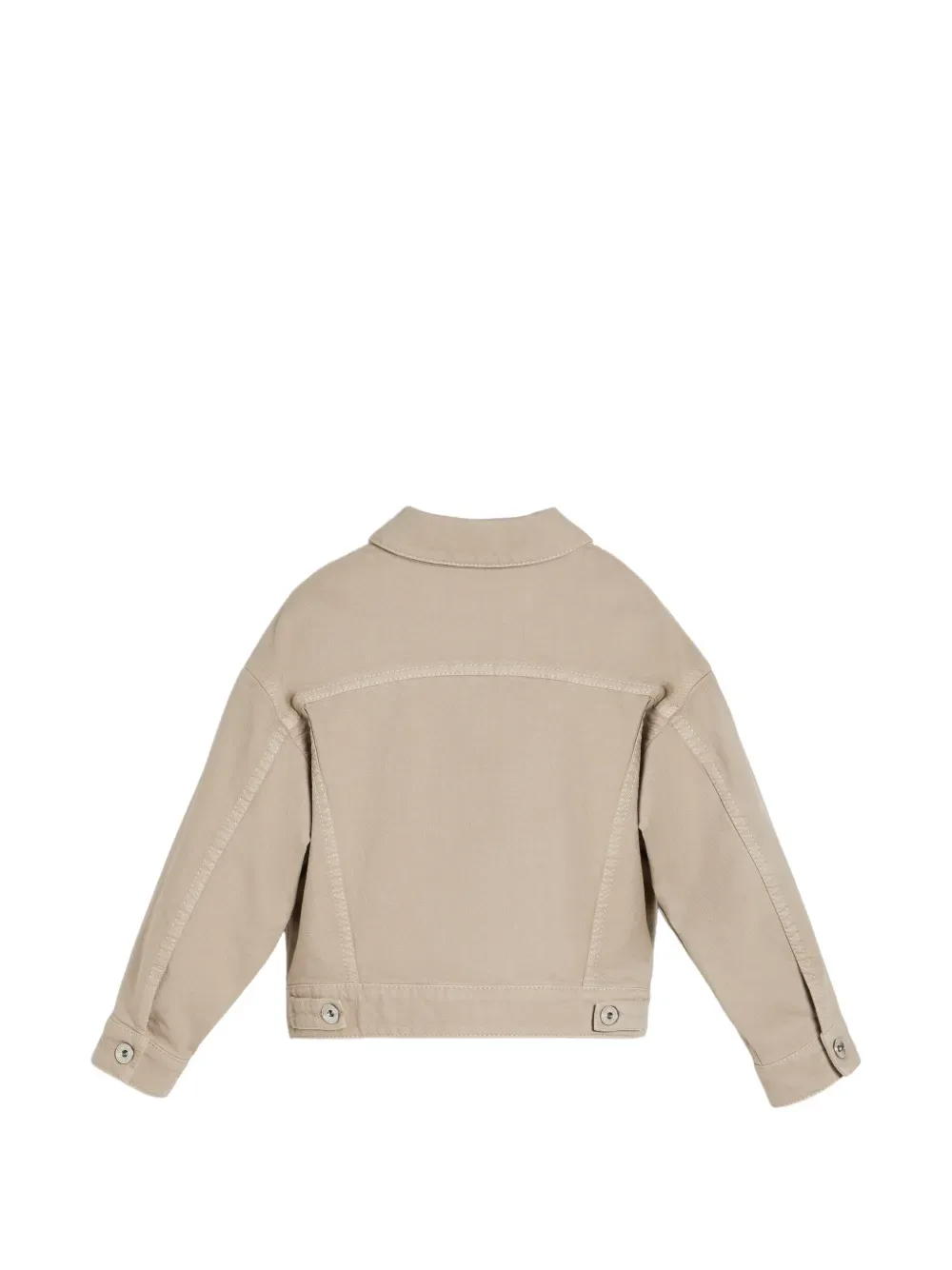 Куртка с декором Monili Brunello Cucinelli Kids, бежевый — фото 2