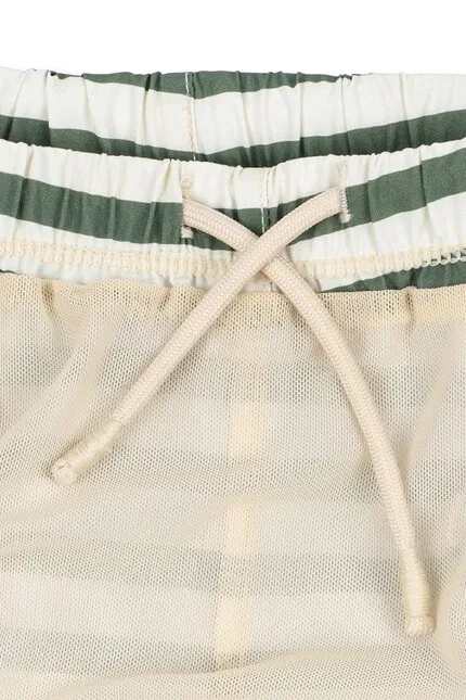 Шорты купальные детские с принтом ASNOU SWIM SHORTS GRS Konges Sløjd, зеленый — фото 4