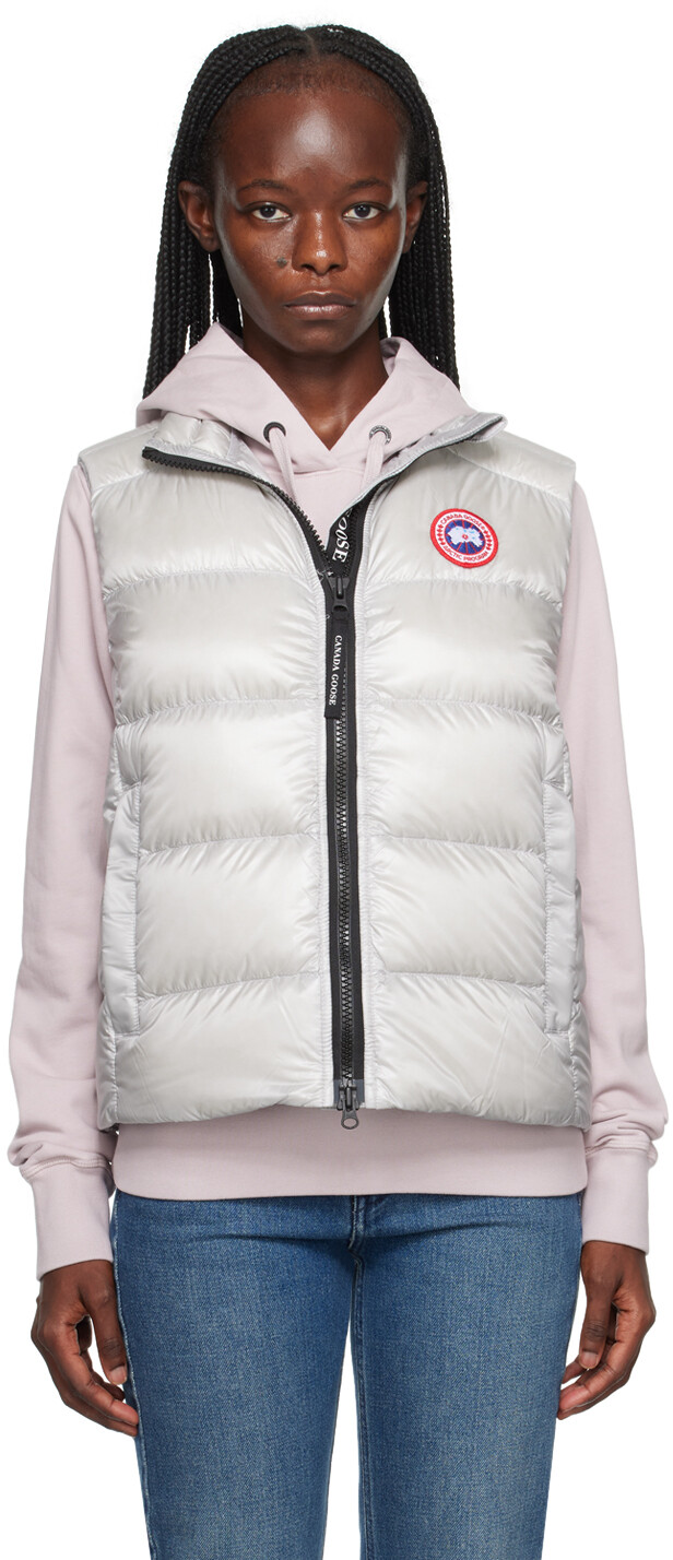 

Серый кипарисовый пуховый жилет Silverbirch Canada Goose