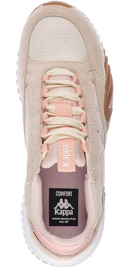 Кроссовки Kappa Mens Authentic Ceresol 1, белый/розовый/бежевый — фото 3