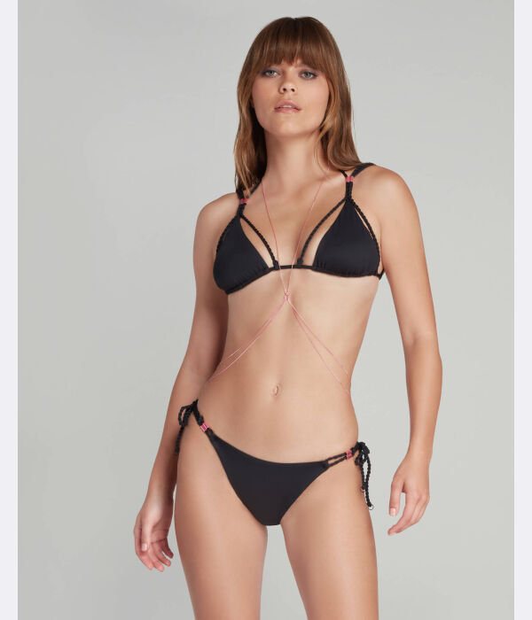 

Верх купальника женский Agent Provocateur Jessah с шнурками, черный