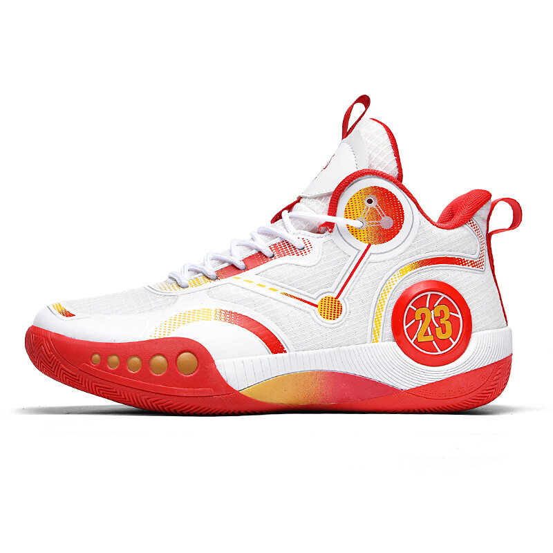 

Баскетбольные кроссовки Basketball Shoes Unisex High-Top Gqwe, цвет China Red