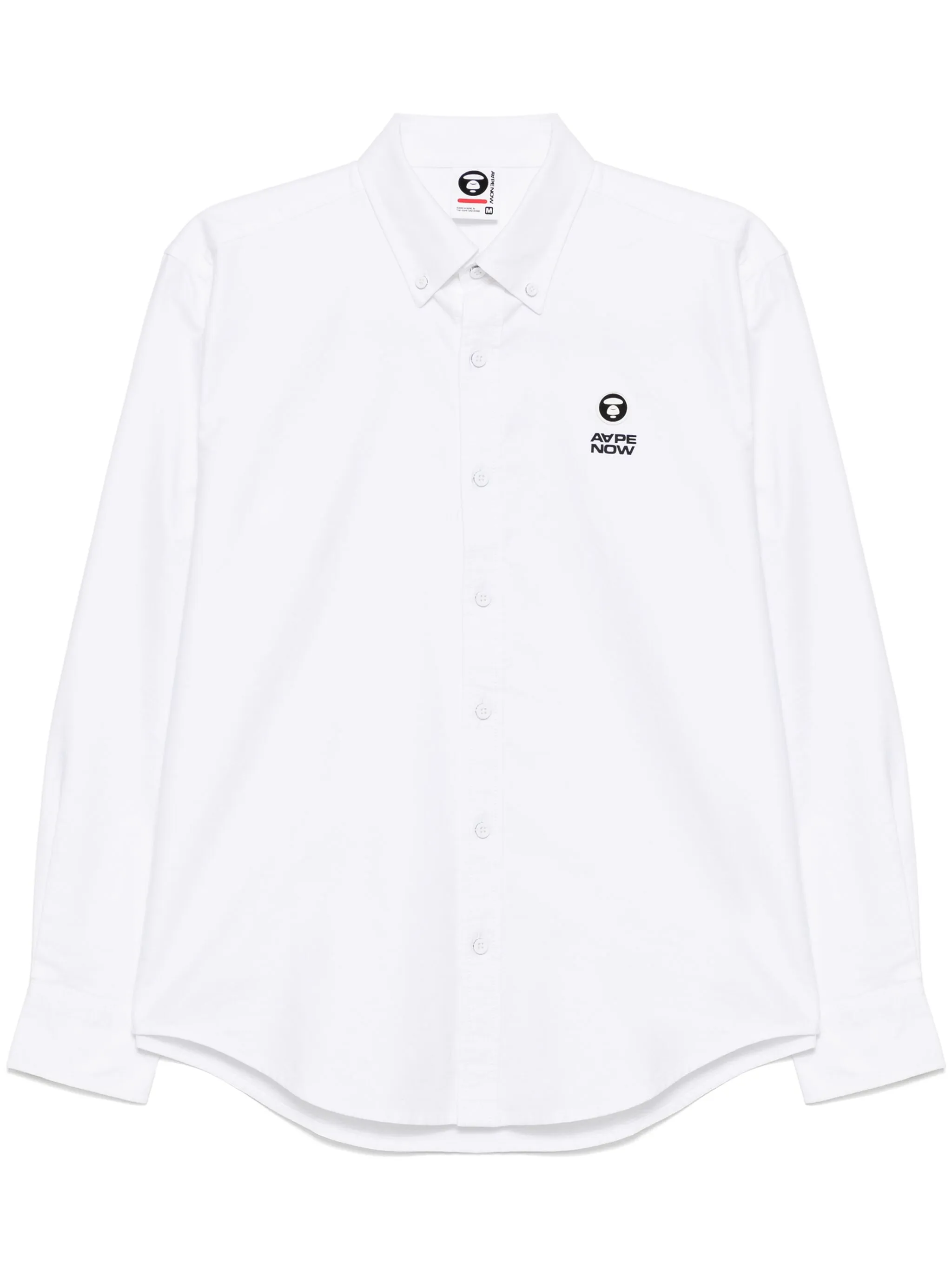 

Рубашка с длинными рукавами Aape By A Bathing Ape, белый