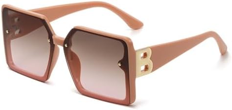 

Солнцезащитные очки большого размера 2027 для женщин, гламурные женские солнцезащитные очки, стильные модные квадратные женские очки с защитой от УФ-излучения UV400 MTZJH, C5