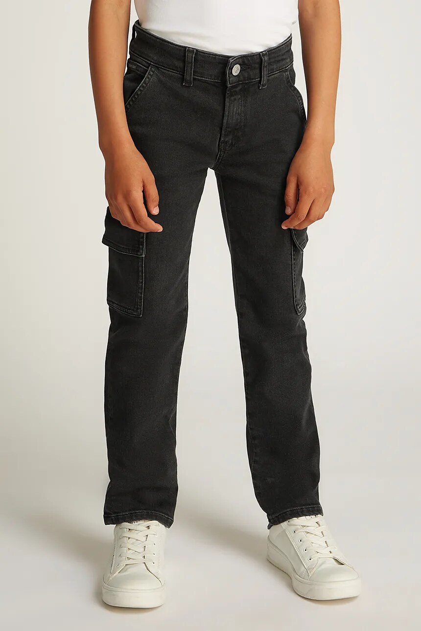 

Детские джинсы REG. СТРОГ Calvin Klein Jeans, черный