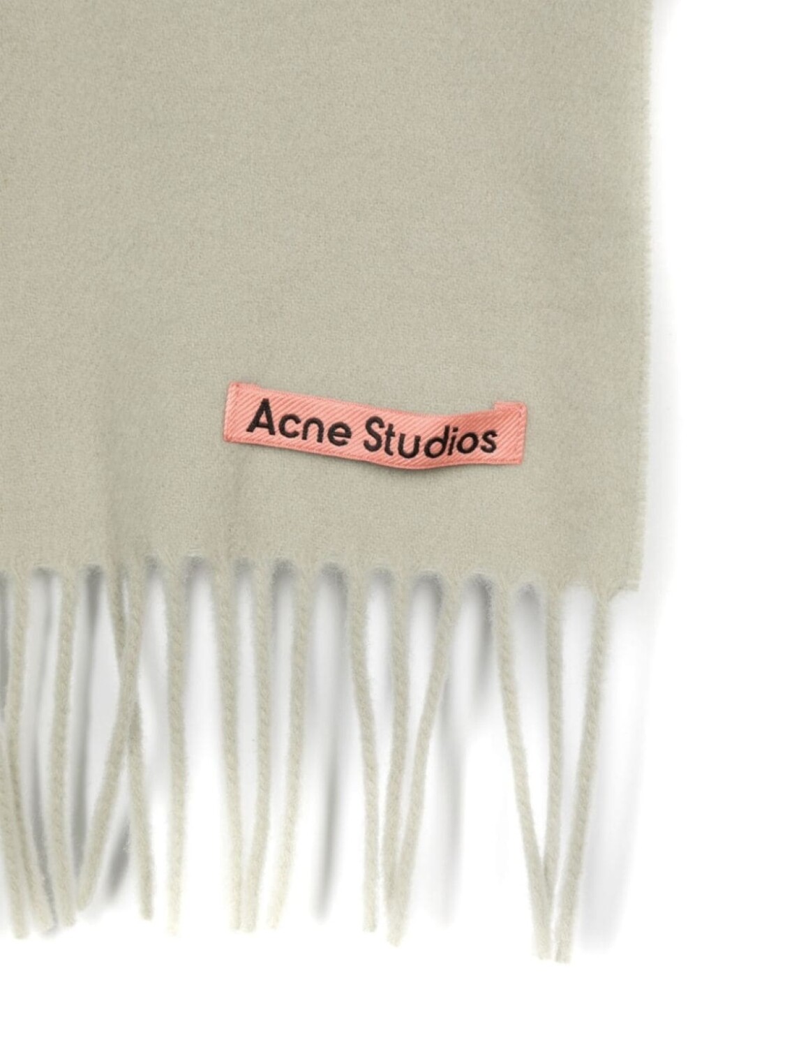 

Acne Studios шерстяной шарф с бахромой, зеленый