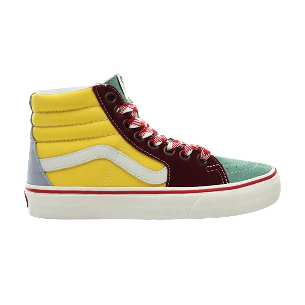 

Кроссовки Sk8-Hi Frayed Laces Vans, мультиколор