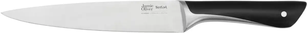 

Разделочный нож Tefal "Jamie Oliver K26702", (1 шт.), высокая производительность, оригинальный дизайн, прочный/долговечный Общая длина 33 см, Длина лезвия 20 см., черный