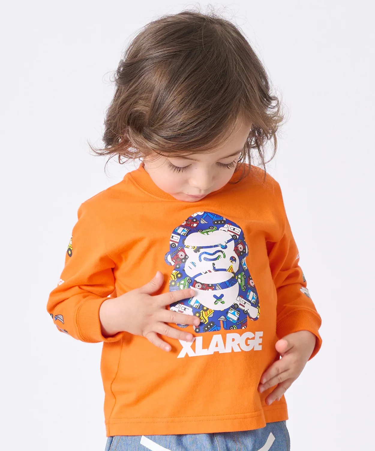 Детская футболка Funny Gorilla XLARGE KIDS оранжевая