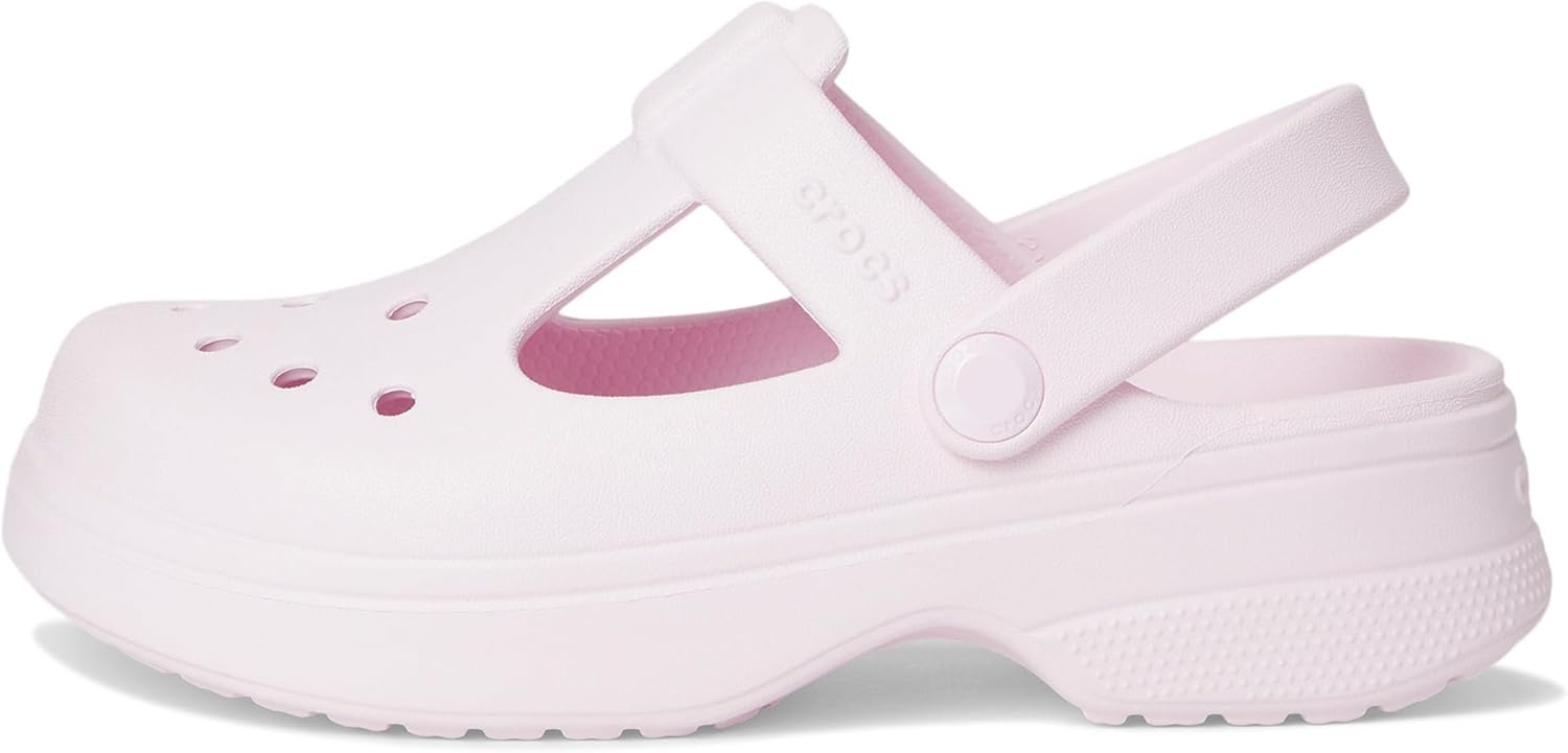 Детские кроксы Crocs Classic Mary Jane, розовый — фото 4