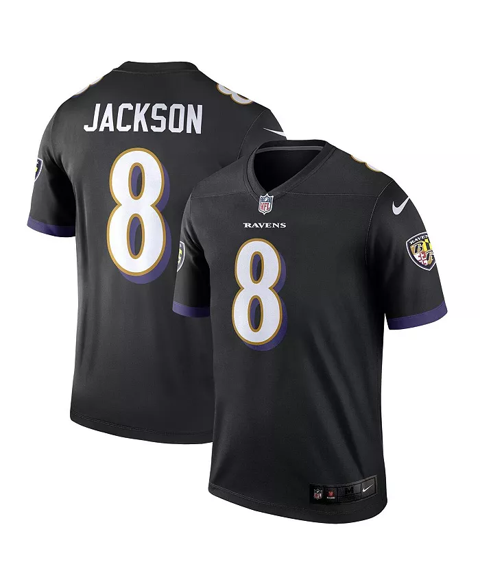 

Мужская футболка Lamar Jackson черная Baltimore Ravens Legend Nike