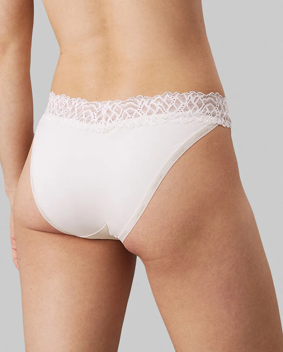 Трусики с глубоким вырезом - Ck Attraction Calvin Klein, бежевый — фото 2