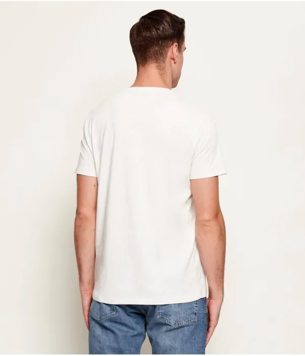 Футболка custom slim fit Polo Ralph Lauren, экрю — фото 3