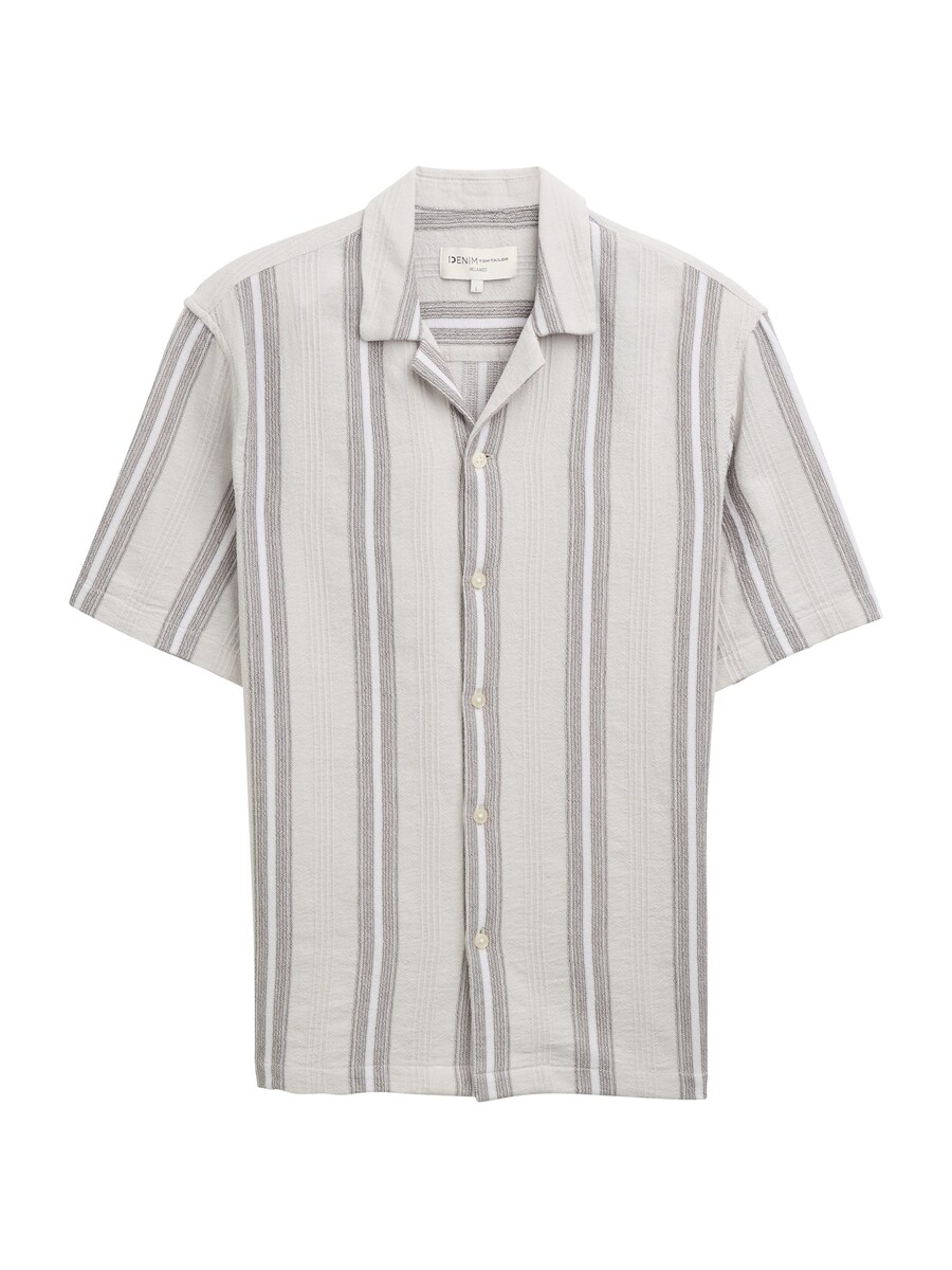 

Рубашка на пуговицах классического кроя TOM TAILOR DENIM, цвет Grey/Light grey