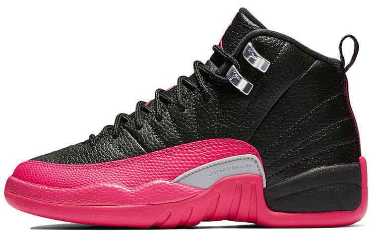 

Кроссовки Jordan 12 Retro Black Deadly Pink GS