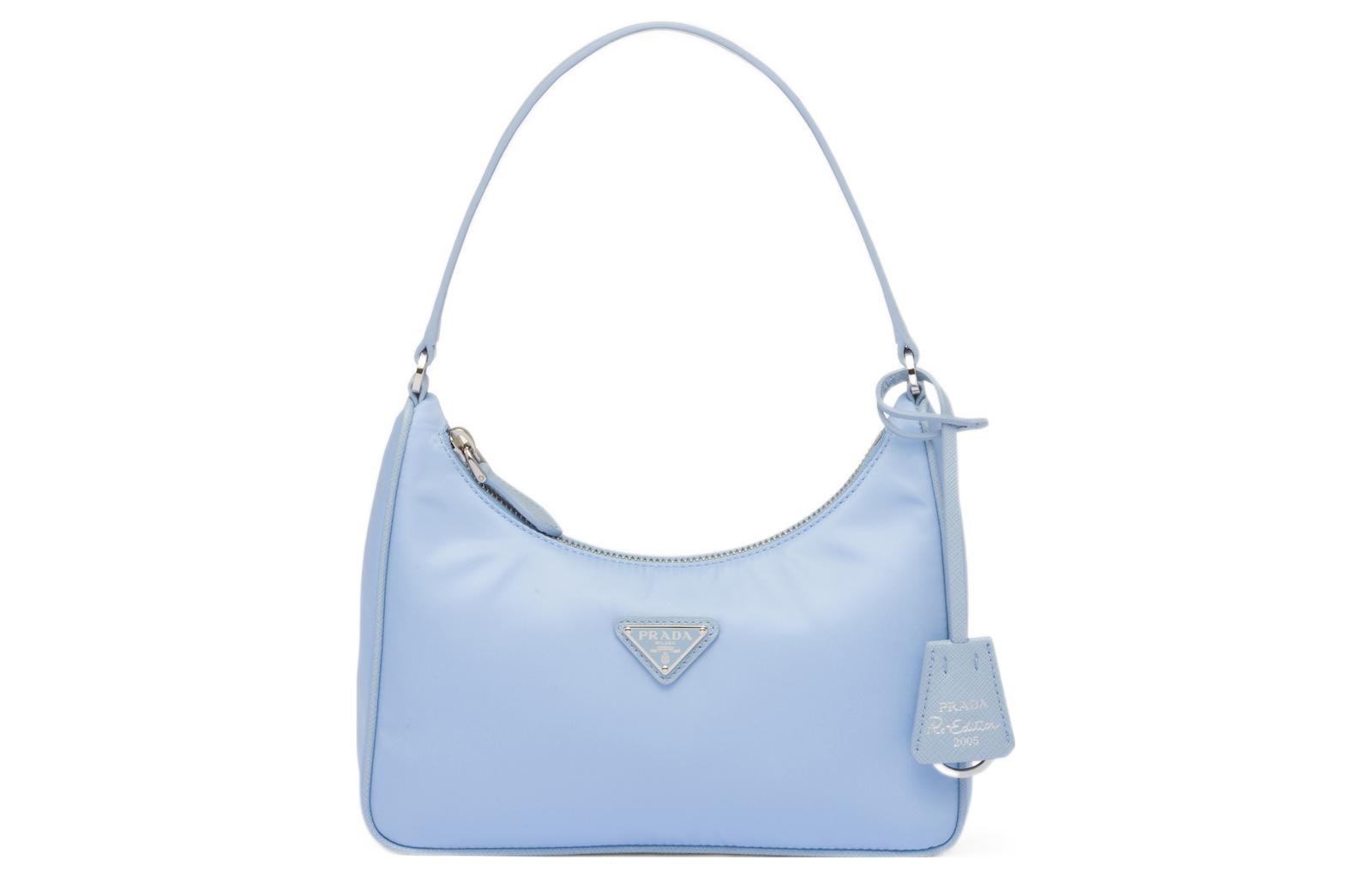 

PRADA Мини Сумка Светло-голубая