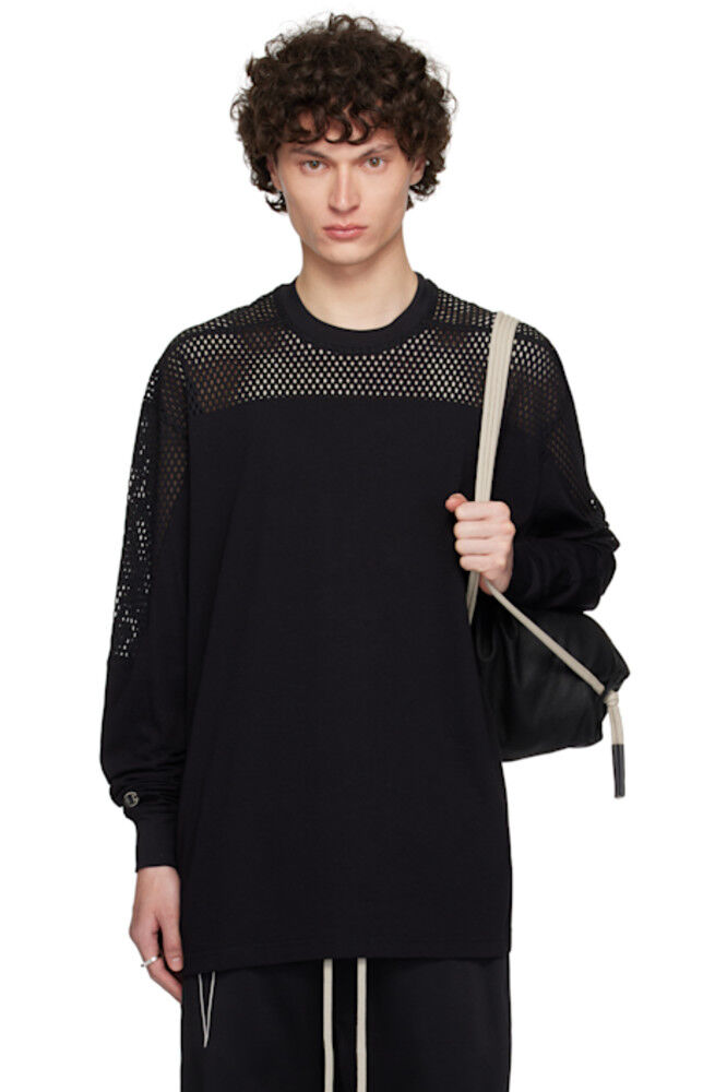 

Черная футболка Champion Edition с поясом Rick Owens
