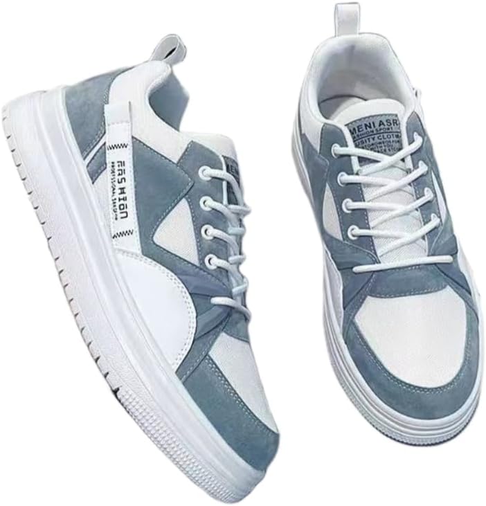 

Мужские модные кроссовки низкого типа - дышащие спортивные повседневные туфли с прочной подошвой Hoalox, синий