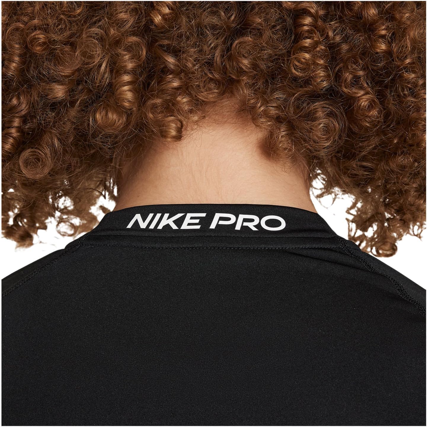 Футболка Pro Dri-fit с длинным рукавом Nike Kids, Black/White — фото 4
